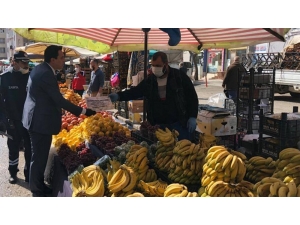 Kırıkkale’de Pazarlarda Korona Tedbirleri