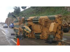 Kahramanmaraş’ta Askeri Araç Devrildi: 2 Yaralı