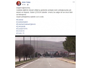 Rektörden Tebessüm Ettiren "Bende Özledim" Klibi