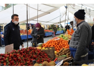Eyüpsultan’da Pazarcılara 3 Metre Uyarısı