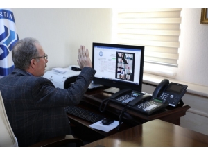 Bartın Üniversitesi’ndeki Toplantılar Video Konferans Yoluyla Yapılıyor