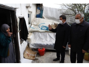 Aksun, 65 Yaş Üstü Vatandaşları Ziyaret Etti