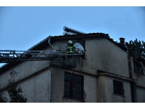 Samsun’da Yazlıkta Yangın Çıktı
