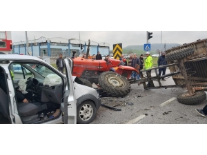 Samsun’da Trafik Kazası: 4 Yaralı
