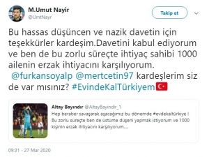 Altay Bayındır’dan Anlamlı Hareket