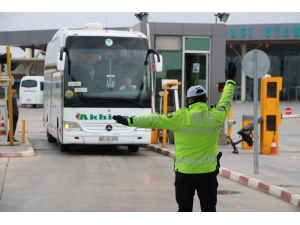 Manisa Emniyetinden Otobüslerde Korona Virüs Denetimi