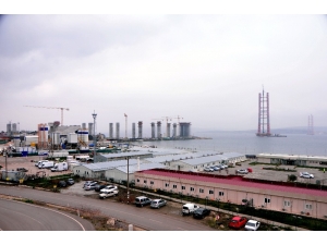 1915 Çanakkale Köprüsü Hızla Yükselmeye Devam Ediyor