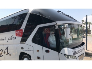 Kktc’den Gelen 141 Vatandaş Karantinaya Alınmak Üzere Karaman’a Gönderildi