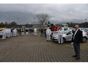 Başkan Ergün’den Korona Virüsle Mücadele Ekiplerine Ziyaret