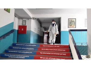 Okullarda Dezenfekte Çalışması Sürdürülüyor