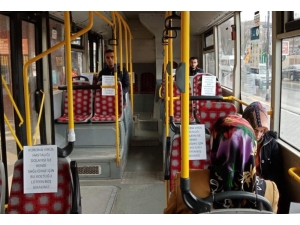 Malatya’da Otobüslerde "Sosyal Mesafe" Düzenlemesi