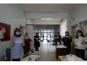 Özel Bireyler Sağlıkçılar İçin Maske Üretimine Başladı