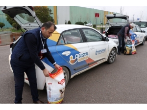 Büyükşehir Ekipleri, Sokak Hayvanları İçin Mama Gezdiriyor