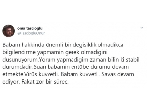 Dahiliye Profesörü Cemil Taşcıoğlu’nun Son Durumu Hakkında Oğlundan Açıklama