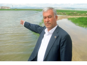 Şiddetli Yağış Tarım Alanlarını Göle Çevirdi