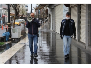 Zabıta Ekiplerinden ’Evde Kal’ Çağrısı