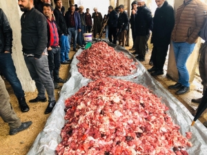 Hakkari’de Salgın Nedeniyle 78 Kurban Kesilip Dua Edildi