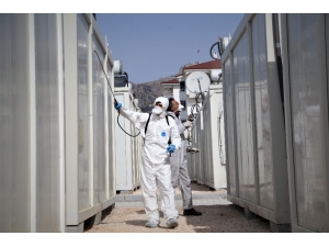 Korona Virüs Tedbirleri Kapsamında Konteyner Kentlere Kısıtlama Getirildi