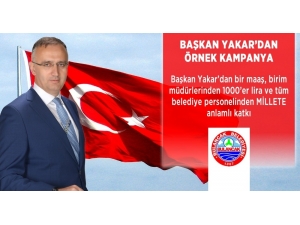 Başkanı Yakar’dan “Bir Maaş Bağış” Kampanyası
