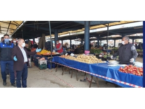 Başkan Akyol’dan Pazarcı Esnafına Denetim