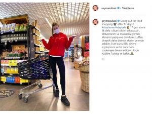 Şeyma Subaşı:”17 Gün Sonra İlk Defa Dışarı Çıktım Arkadaşlar"