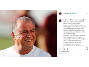 Fatih Terim: "Hastane Aşamasını Tamamlayıp Evimdeki Aşamaya Geçiyorum"