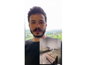 Yurtta Kalan Öğrenci Karantina Sürecini Çektiği Videoyla Anlattı
