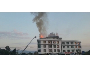 Termal Otelde Korkutan Yangın
