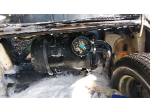 Seyir Halindeki Otomobil Yandı