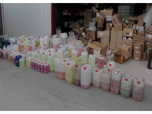 Erzincan’da Sahte Kolonya Ve Kişisel Bakım Ürünü Operasyonu