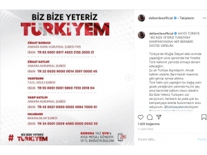 Ünlü İsimlerden “Biz Bize Yeteriz Türkiyem” Kampanyasına Destek