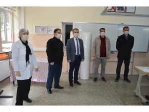 Besni’de Maske Üretimi Başladı