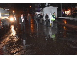 Başkan Beyoğlu Dezenfekte Çalışmalarını Yerinde İnceledi