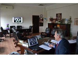 İlçe Müdürleri İle Telekonferansla Toplantı