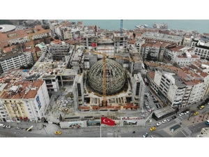 Taksim’de Akm’nin Oditoryumu Havadan Görüntülendi
