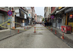 Samandağ’da İlçe Merkezi Trafiğe Kapatıldı