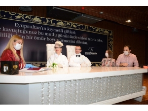 Damat Ve Gelinlik Yerine Tulumlarını Giyip Mutluluğa ‘Evet’ Dediler