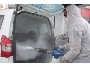 Kiralama Şirketi, Araçlarını Korona Virüse Karşı Dezenfekte Etti