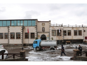 Uçhisar’da Korona Virüsle Mücadele Çalışmaları Sürüyor