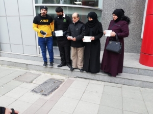 Suriyelilerden Kampanyaya Destek