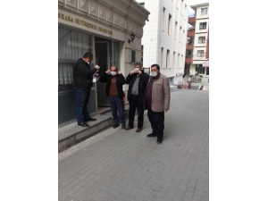 Şoför Esnafına Maske Ve Eldiven Dağıtıldı