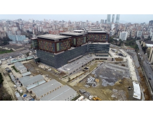 İnşaatında Sona Gelinen Göztepe Şehir Hastanesi Havadan Görüntülendi