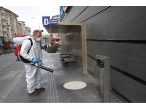 Nevşehir’de Dezenfekte Çalışmaları Sürüyor