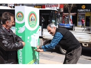 Bingöl’de “El Dezenfektan Noktaları” Oluşturuldu