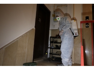 Yozgat Belediyesi Apartmanları Ücretsiz Dezenfekte Ediyor