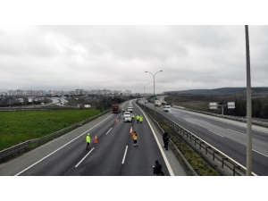 Korona Virüs Denetimi Nedeniyle Oluşan Kilometrelerce Araç Kuyruğu Havadan Görüntülendi