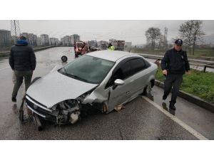 Samsun’da Trafik Kazası: 1 Yaralı