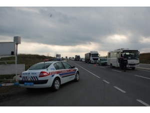 İstanbul - Çanakkale Yolunda Ateş Ölçerli Sıkı Tedbir