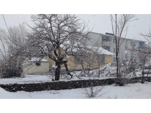 Karlıova’da Nisan’ın İlk Gününde Kar Yağışı