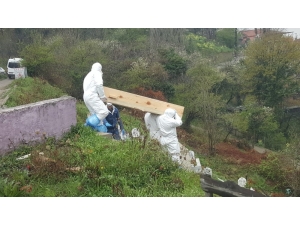 Cenaze Defni Sonrası Tabut Böyle İmha Edildi